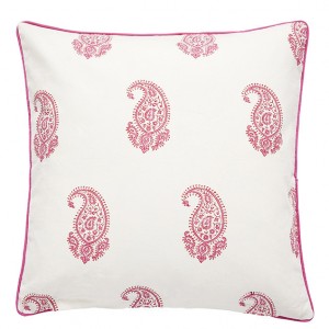 Maya paisley Cushion Hand Block printed from Bohzaar