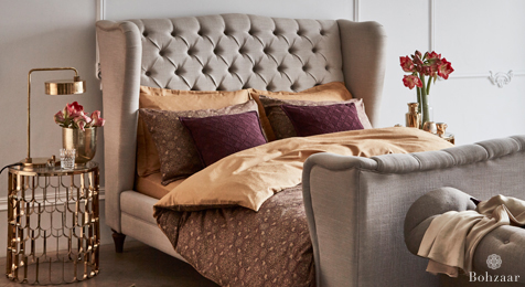 Zantine Jacquard bedding on Barker and Stonehouse bed