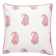 Maya Paisley Cushion - Fuchsia