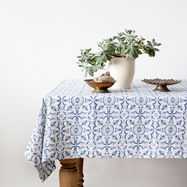 Mosiac Linen Table Cloth