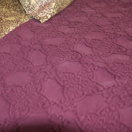 Zantine Deep Plum Bedcover Throw