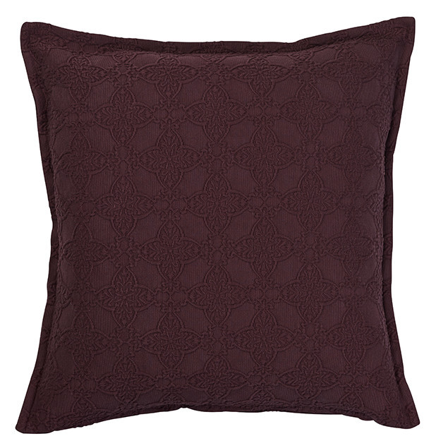 Zantine Deep Plum Cushion: Zantine Deep Plum Cushion