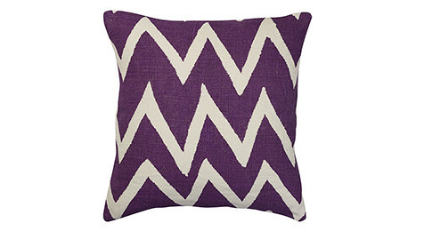 Linen Big Zigzag reverse Lilac