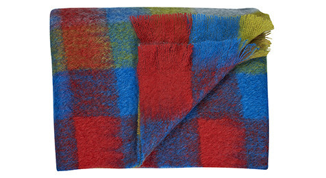 Luxury Mohair Throw - Firestone