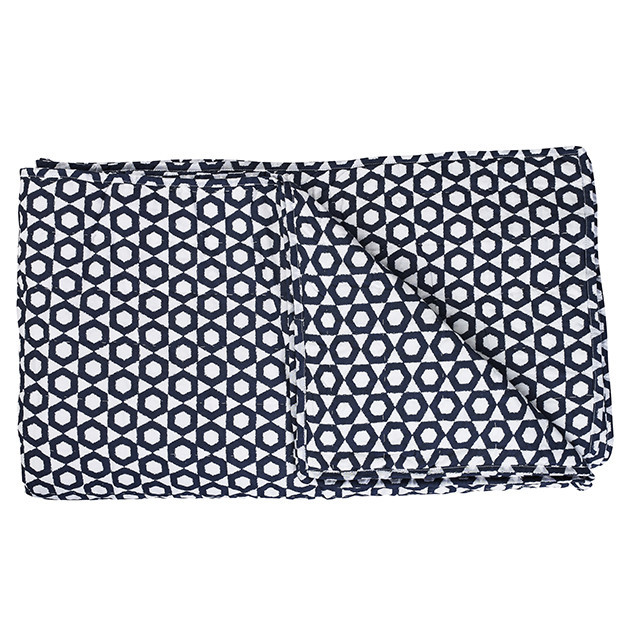 Haveli Navy Quilt: Haveli C&J Navy Quilt Bohzaar