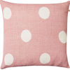 Linen Big Dots Pink Reverse : Big Dots Pink Reverse linen cushion
