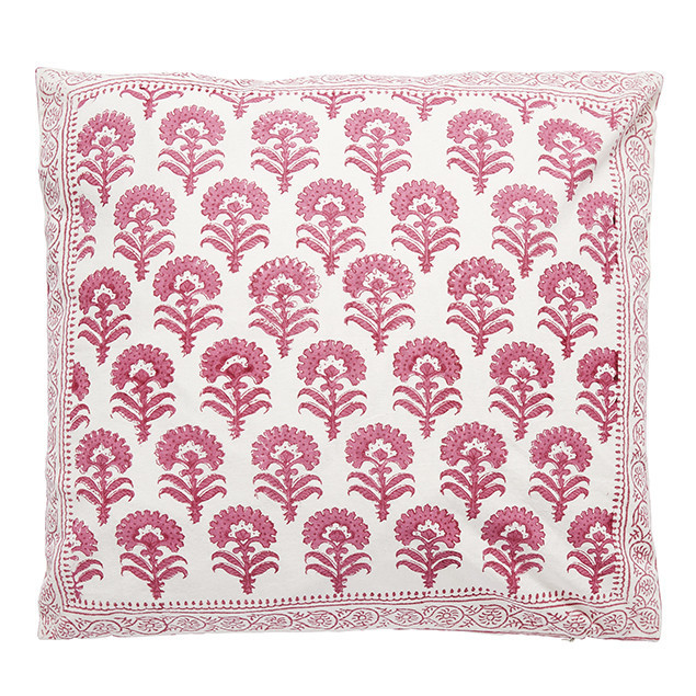 Asha Cushion Fuchsia Flower