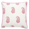Maya Paisley Cushion - Fuchsia 