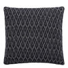 Ikat Black Grey Nomads Cushion 