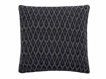 Ikat Black Grey Nomads Cushion