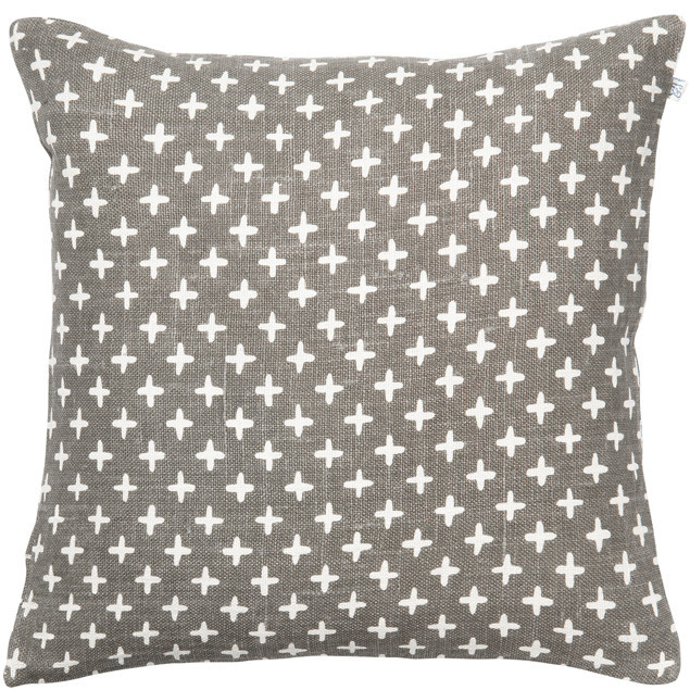 Cadi Linen Cushion Gray: Cadi Linen Cushion Gray Grey