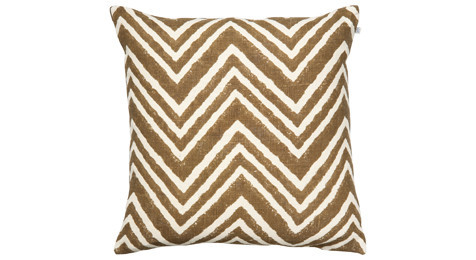 Chevron Cushion Dark Oak