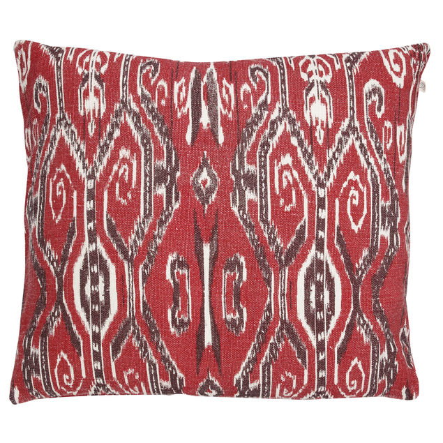Ikat Madras Red