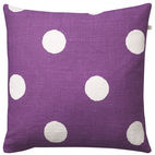 Big Dots reverse cushion Lilac 