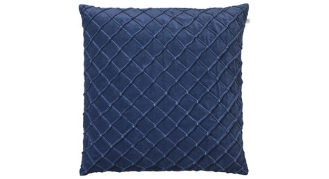 Deva Velvet Cushion Blue