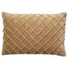 Deva Velvet Cushion Dark Oak rectangular : DEVA VELVET CUSHION DARK OAK RECTANGULAR