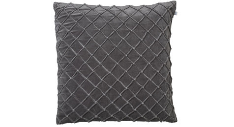 Deva Velvet Cushion Gray