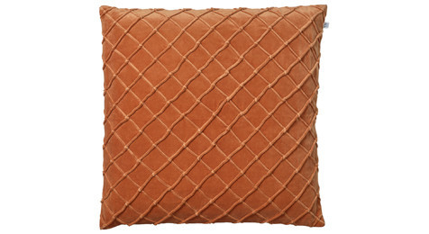 Deva Velvet Cushion Orange