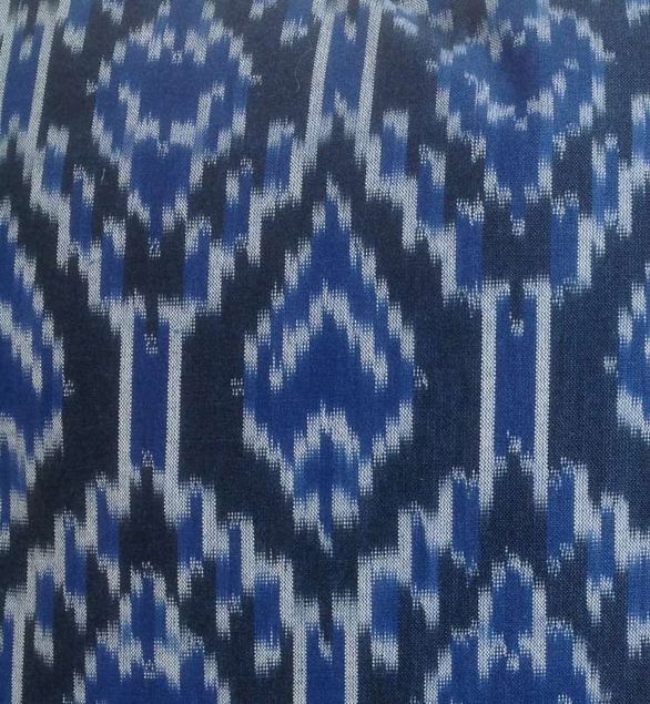 Ikat Blue  Nomads cushion