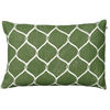 Jaal Cactus Green Linen Cushion : Jaal Cactus Green Linen Cushion