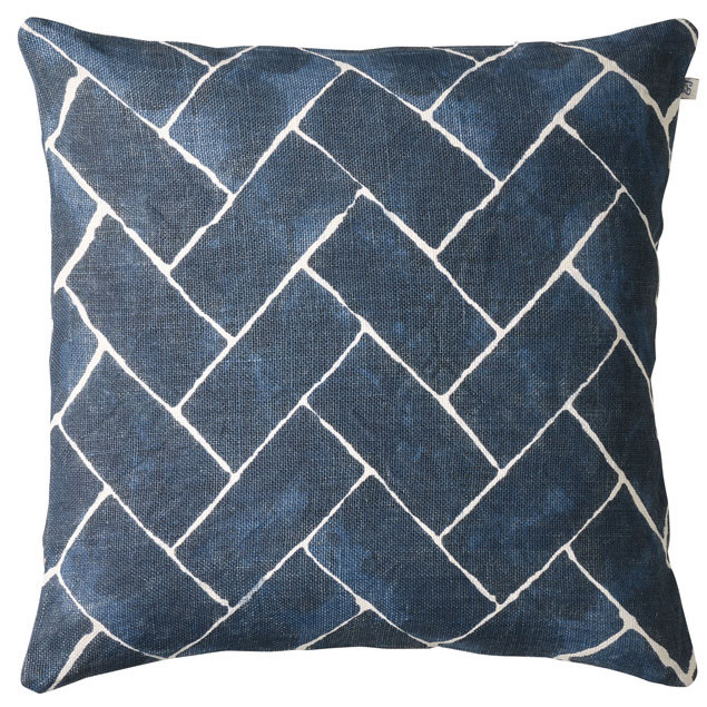 Jay Blue Linen Cushion: Jay Blue Linen Cushion Chhatwal & Jonsson