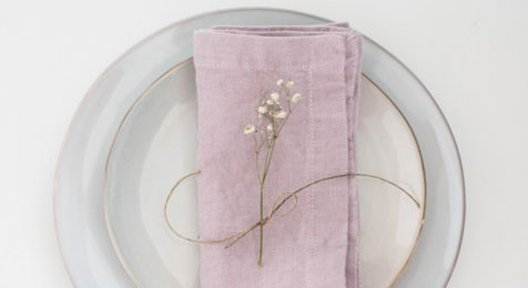 Linen Napkins Pink