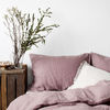 Linen Duvet Cover Ashes of Rose Pink & Pillowcase Set 