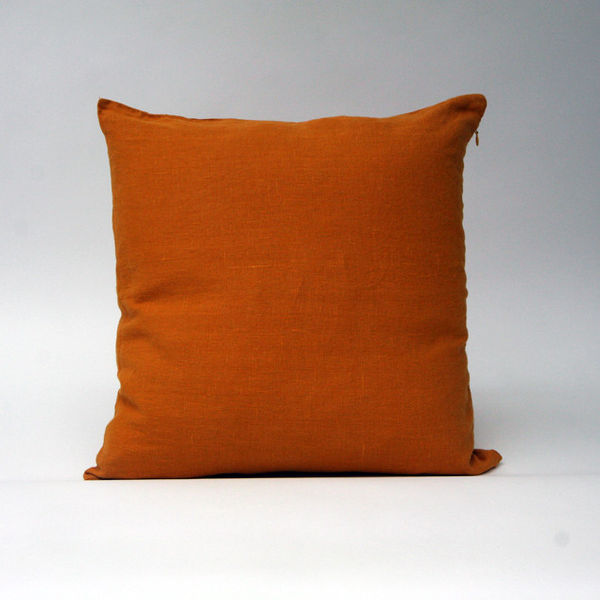 Linen Cushion Mustard