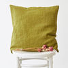Linen Cushion Moss Green : Moss Green Linen Cushion