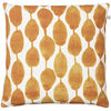 Rain Cushion Orange on white base : Rain Cushion Orange white base 50x50