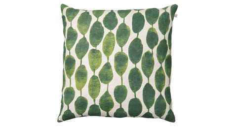 Rain Green Linen Cushion