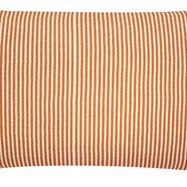 Linen Stripe Jaffa Orange (50cmx50cm)
