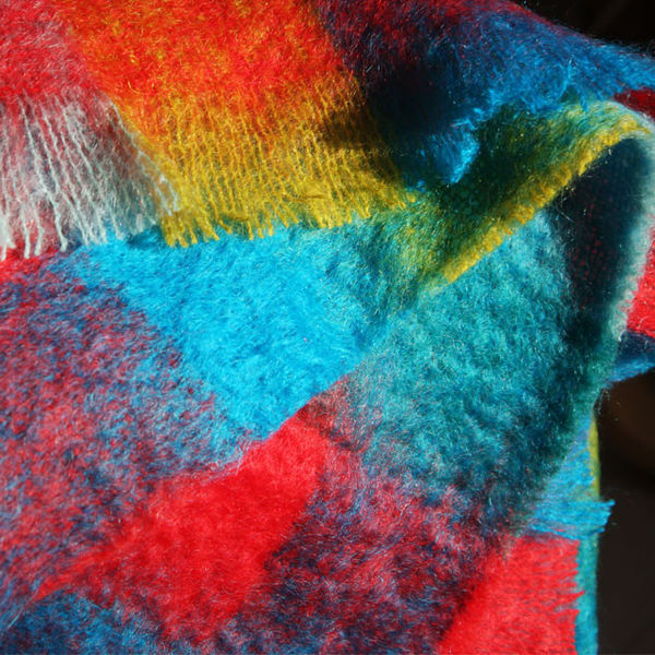 Luxury Mohair Throw - Sunny Glow