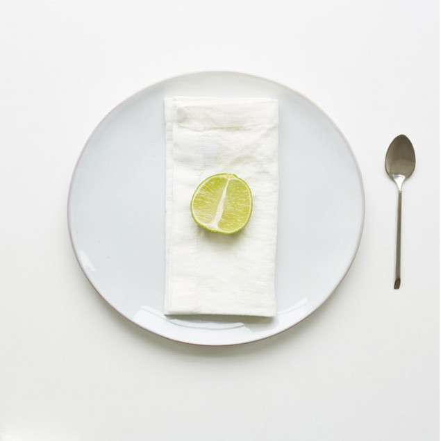 White Linen Vintage Hemstitch Napkins(pair)