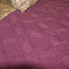 Zantine Deep Plum Bedcover Throw 